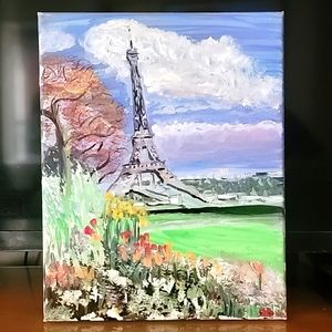 8 x 10 in original acrylic painting on canvas